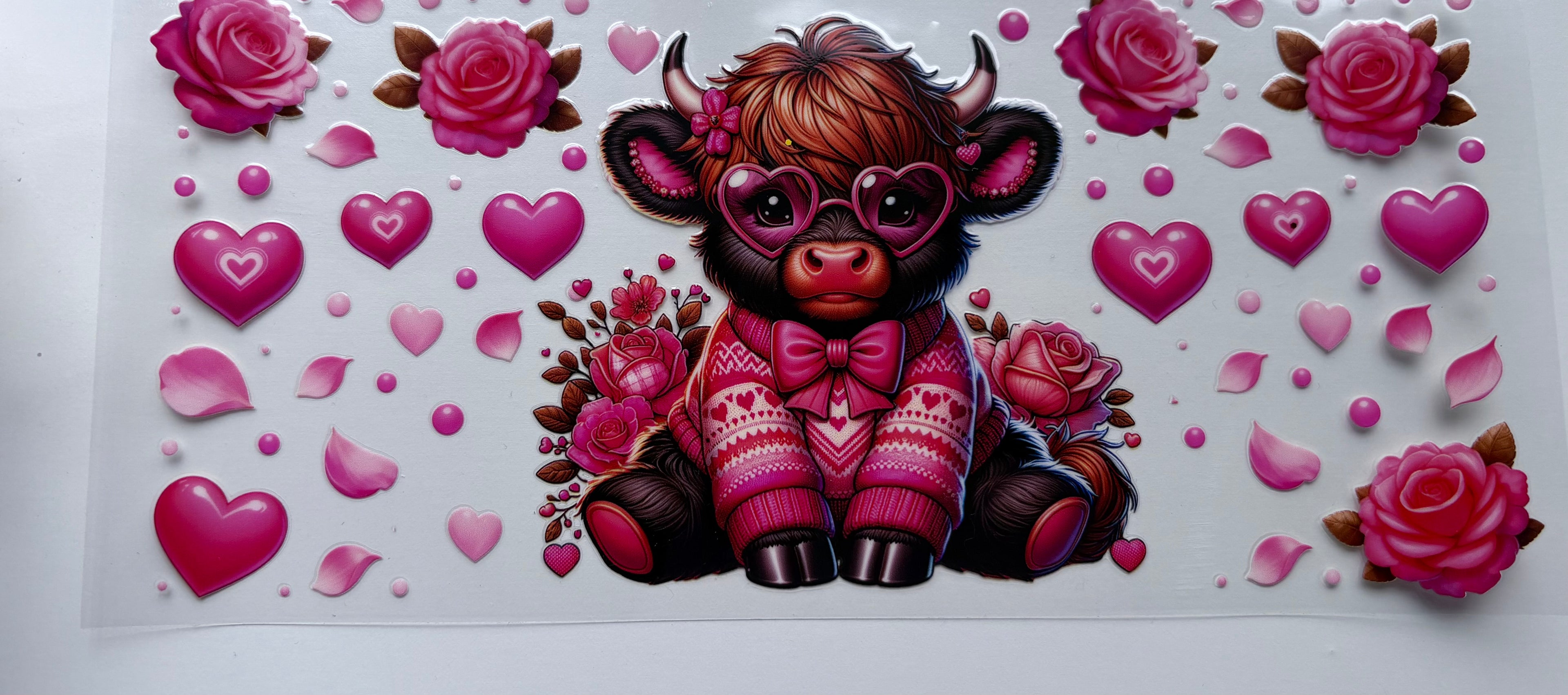 Heart Highland Cow 2