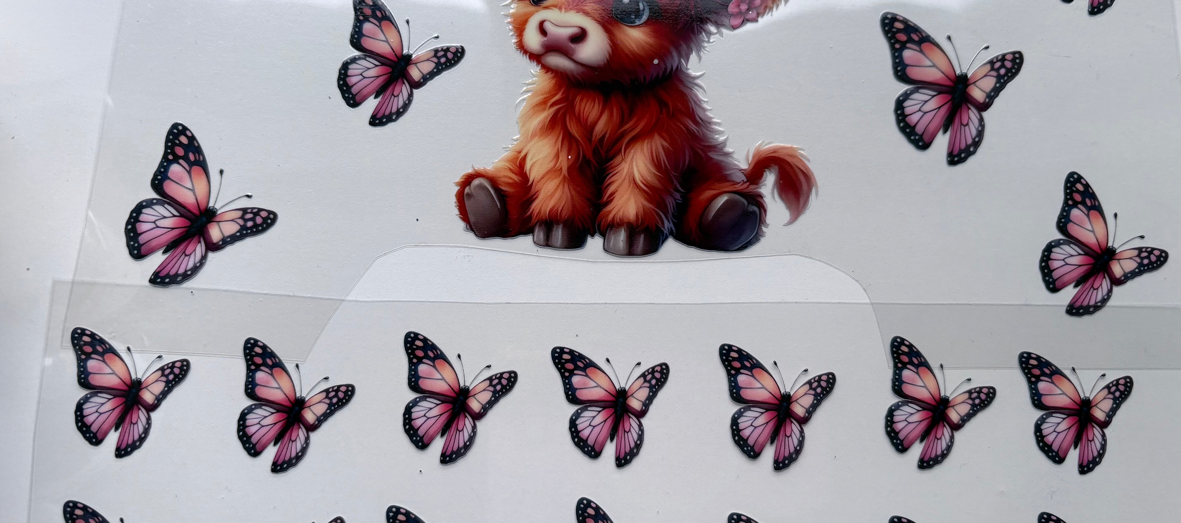 Butterfly Highland Cow
