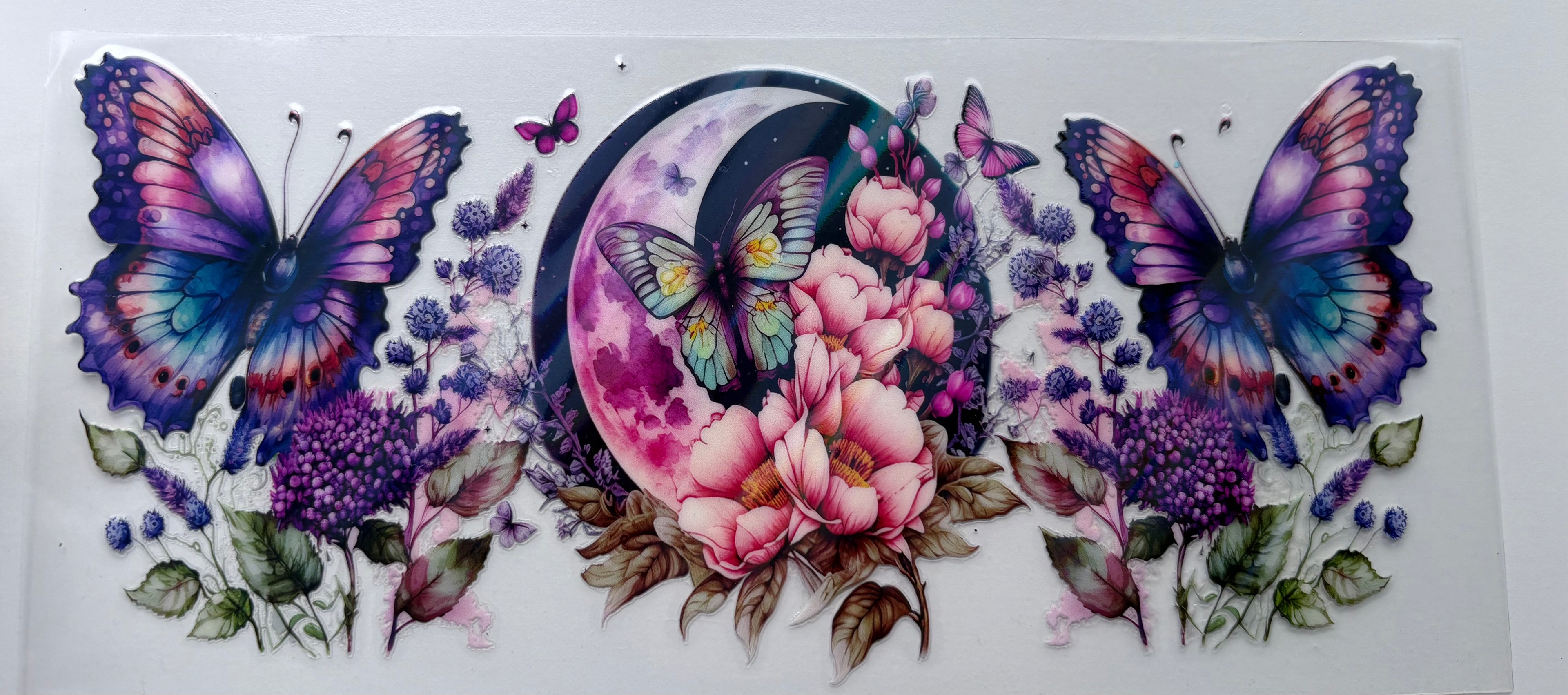 Holographic butterfly moon