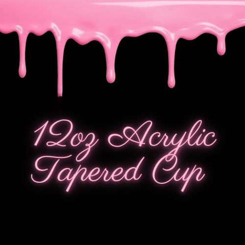 12oz Tapered Acrylic Cup