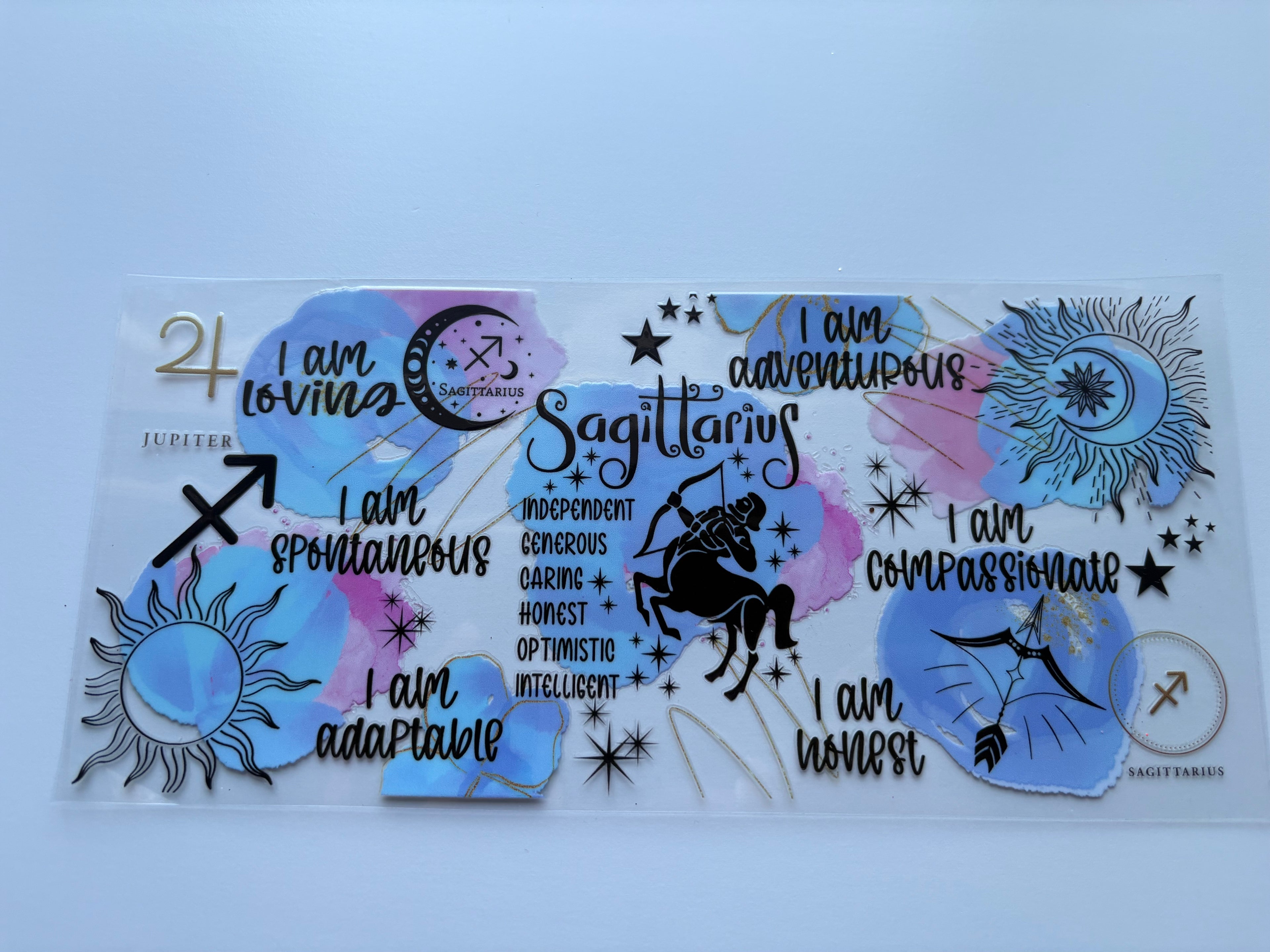 Sagittarius - Pink & Blue