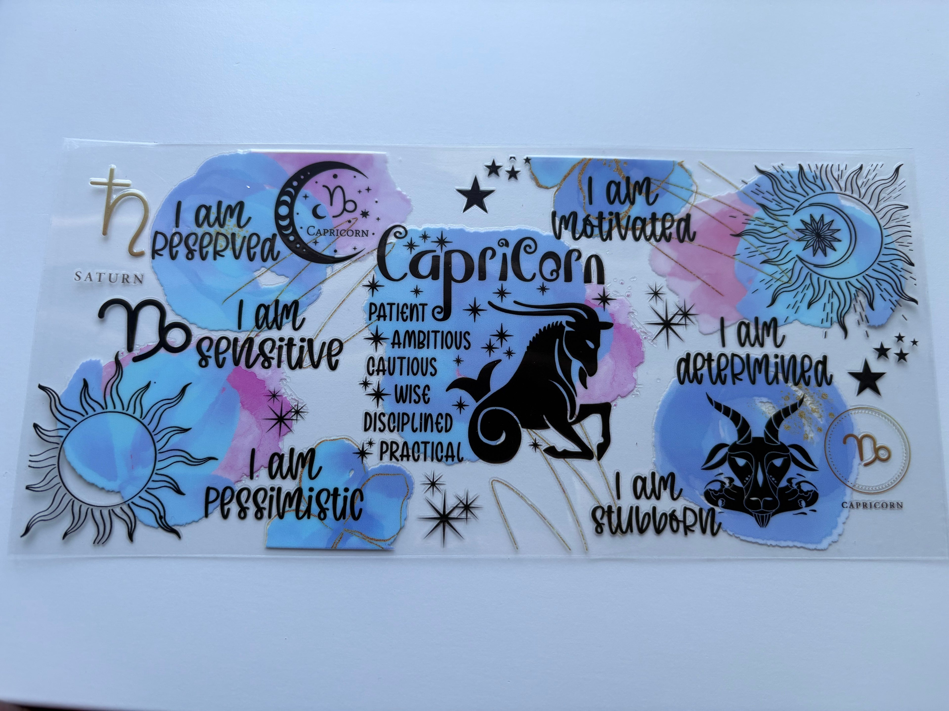 Capricorn - Pink & Blue