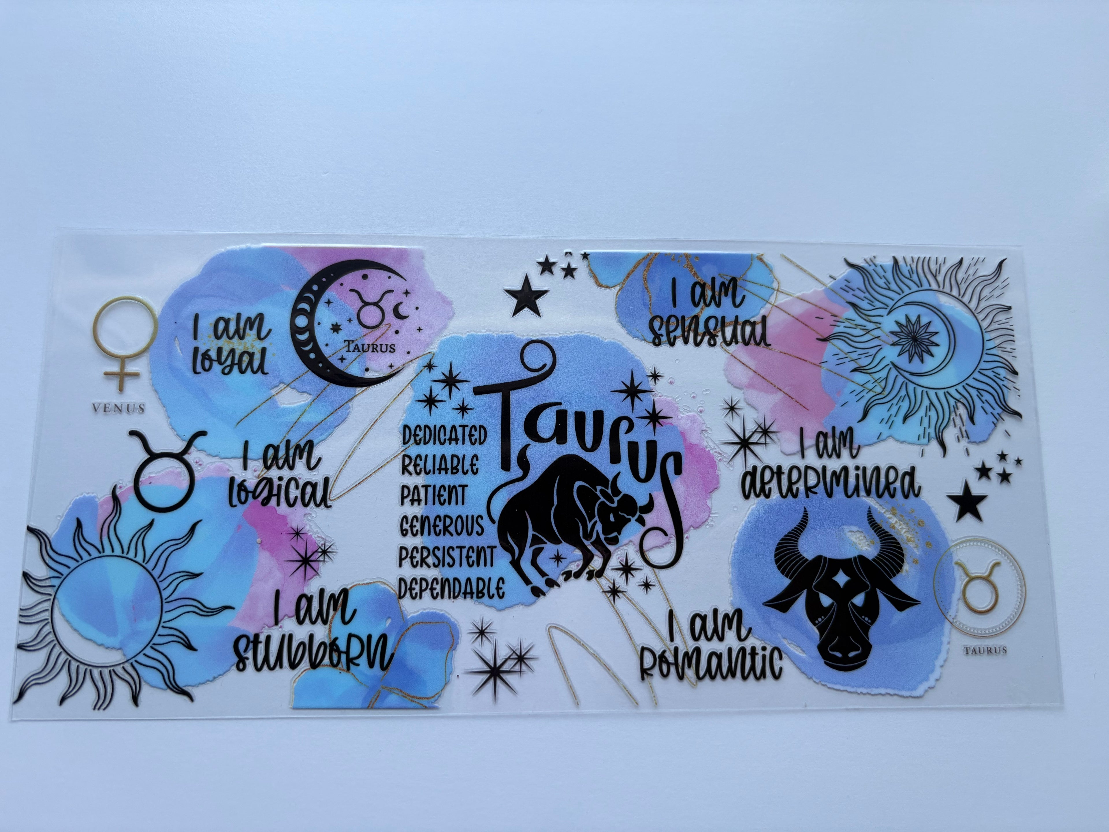 Taurus - Pink & Blue