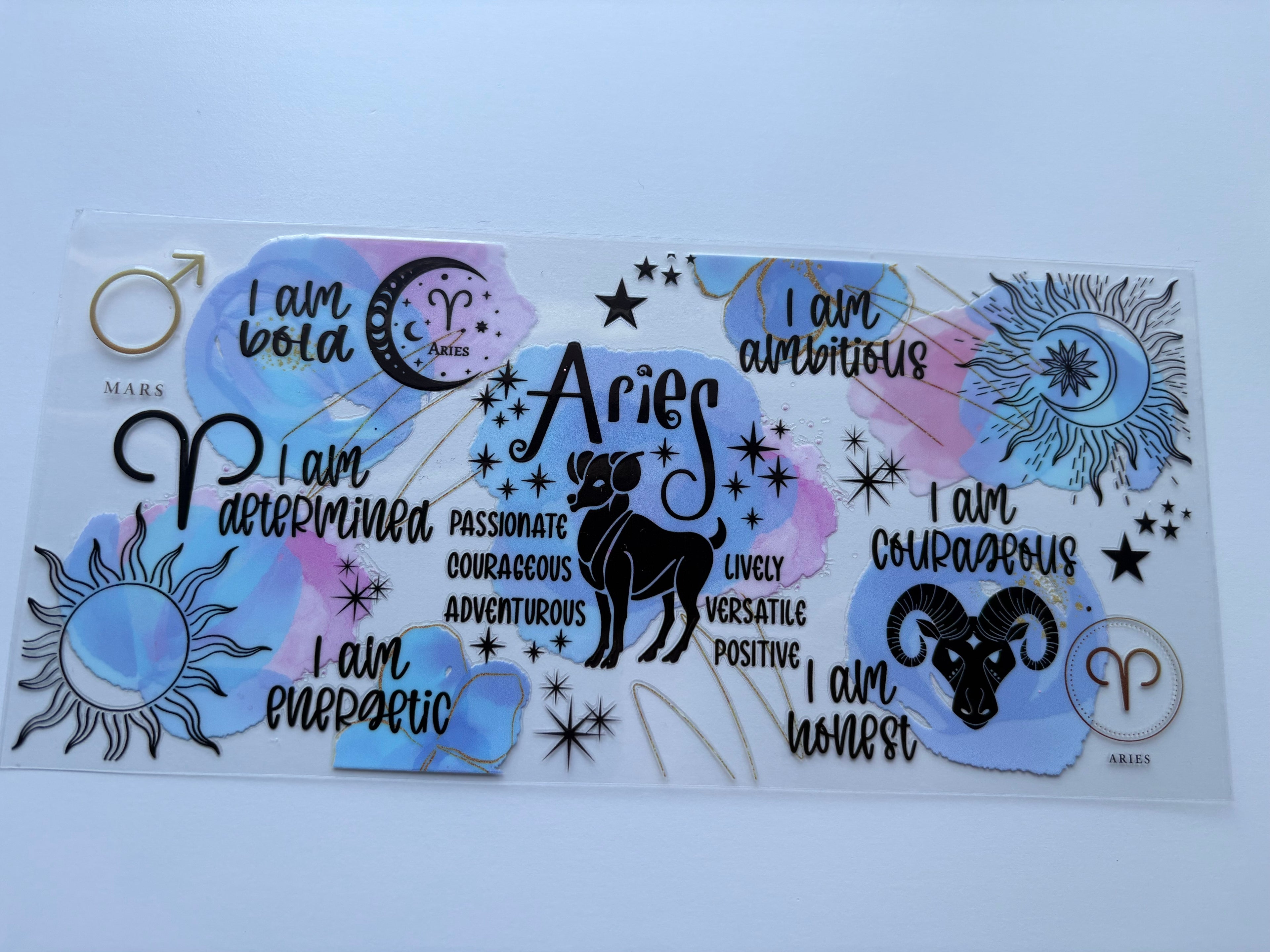 Aries - Pink & Blue