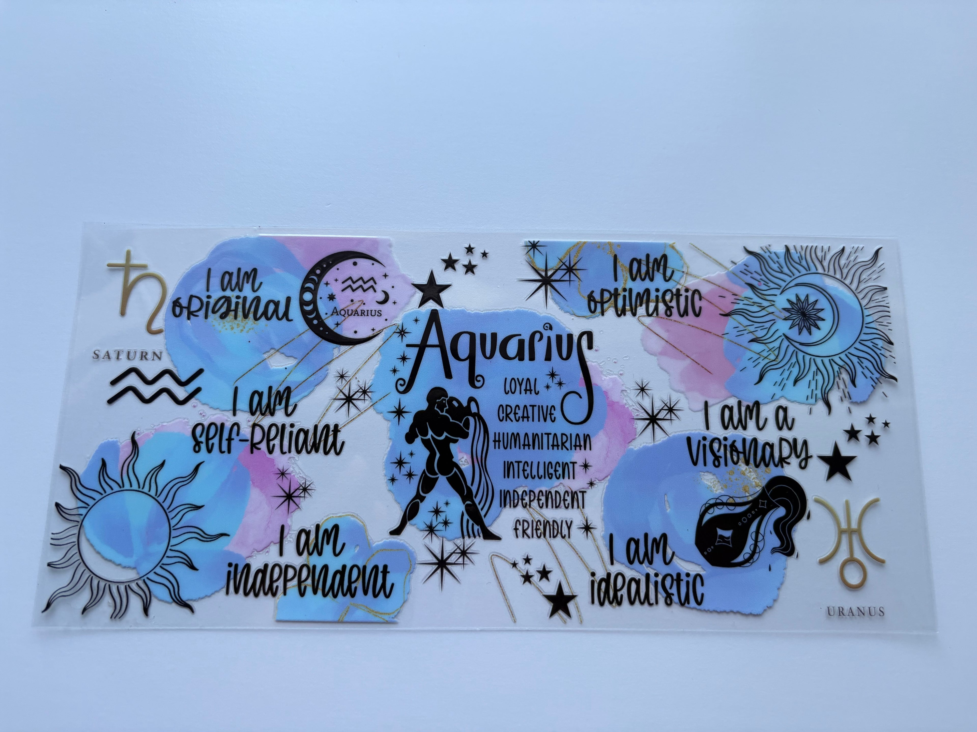 Aquarius - Pink & Blue