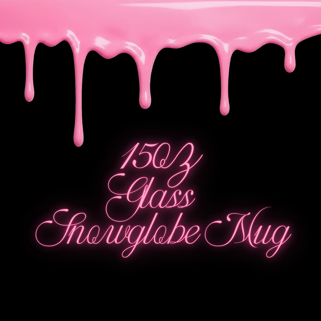 15oz Glass Snowglobe Mug