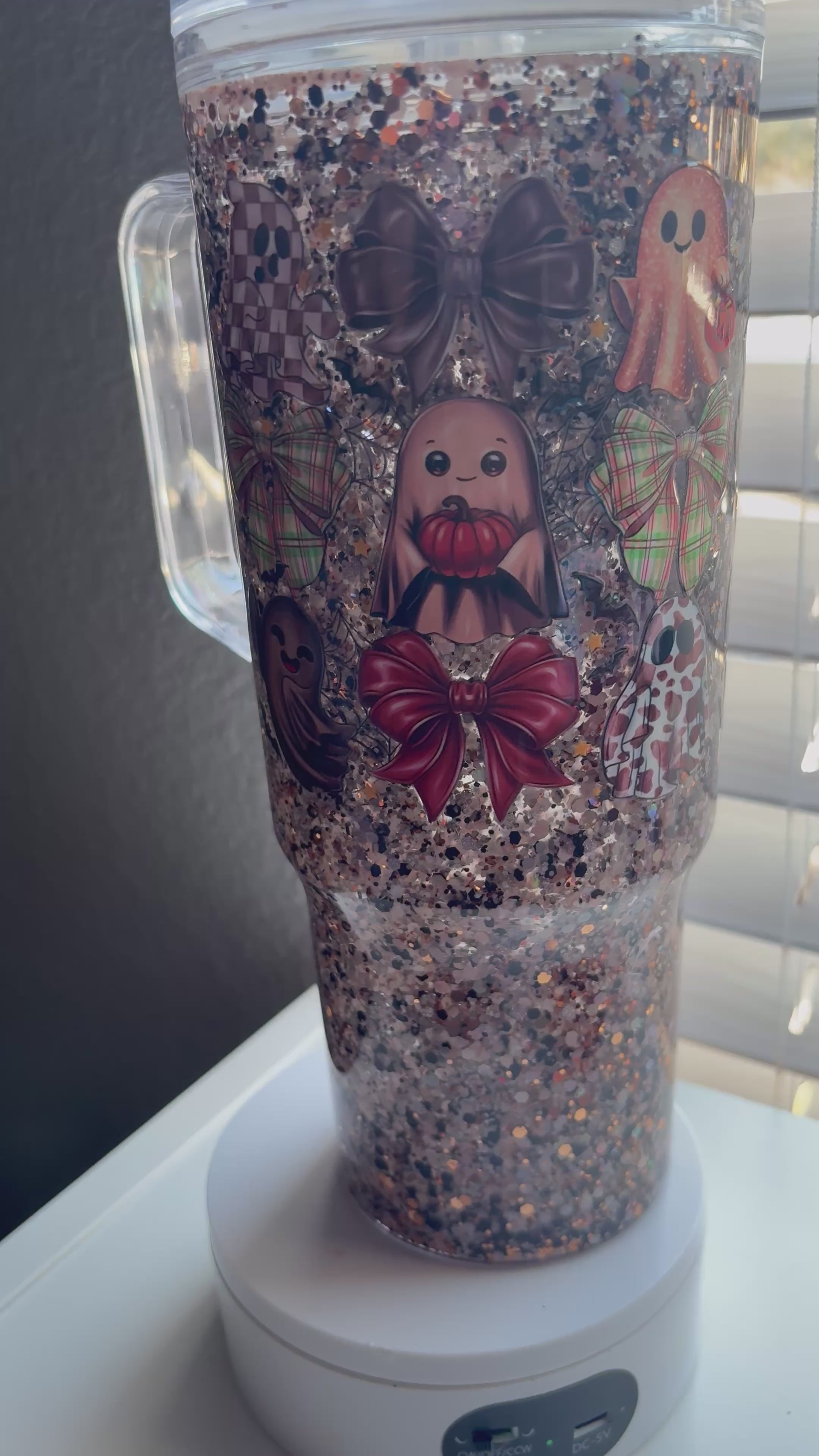 40oz Acrylic Ghost Cup